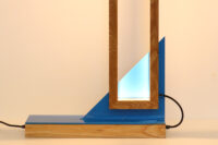 GEO SQ Floor Lamp Blue Base _1