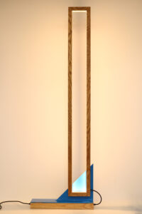 GEO SQ Floor Lamp Blue _1