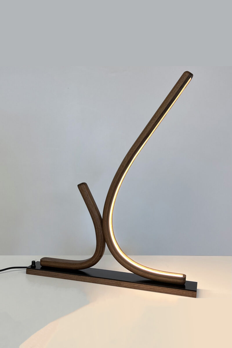 Magatta V2 Bent Wood LED Table Lamp