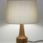 Hand-Turned Ambrosia Maple Table Lamp